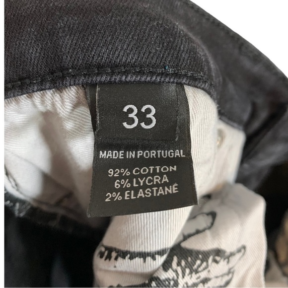 ARTMEETSCHAOS State St. Distressed Sing Sing Slim Leg Jeans Size 33 - Picture 10 of 10